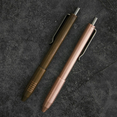 Brass & Copper Click EDC Pen - Big Idea Design LLC - INTL