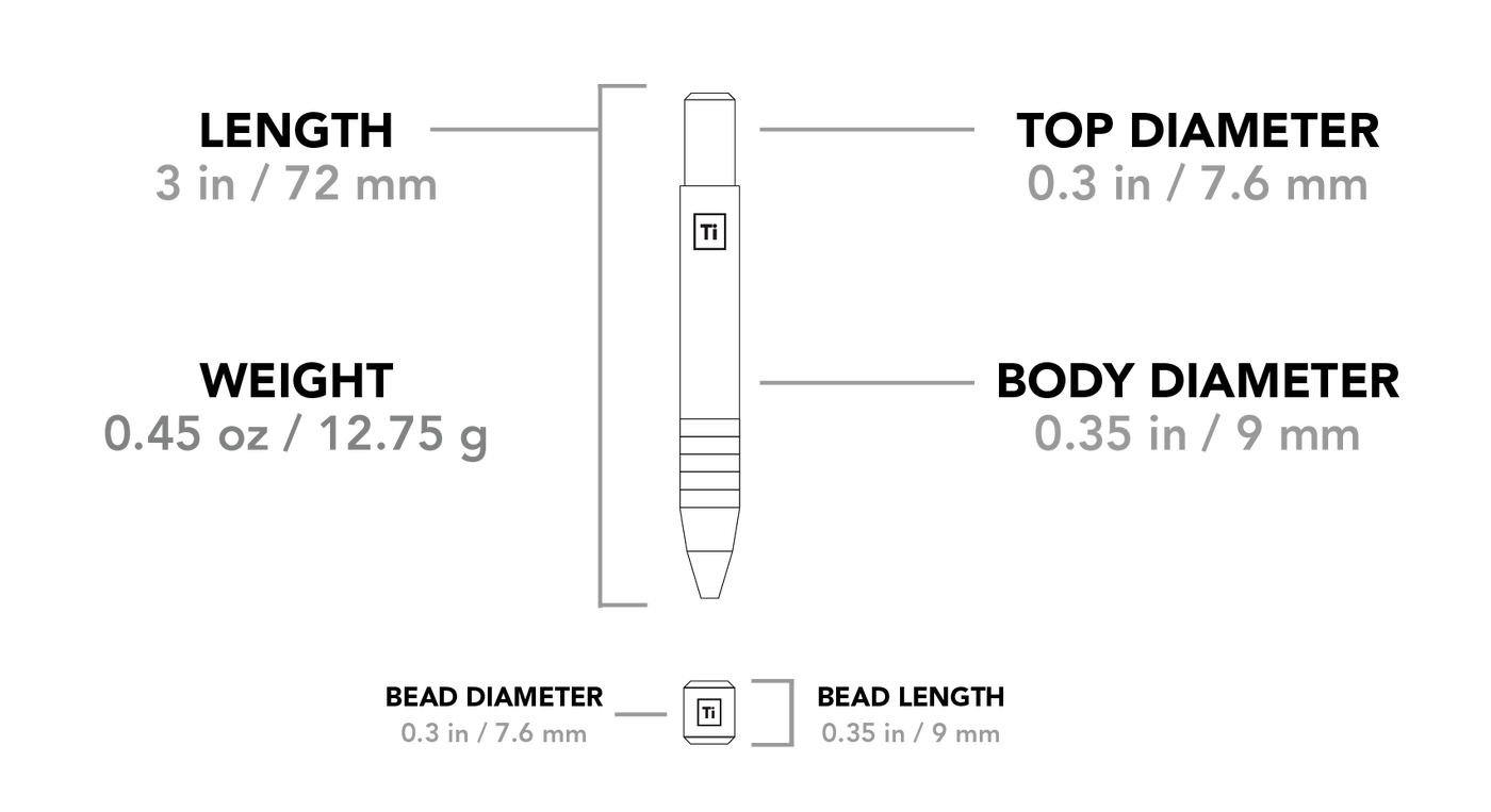 Ti Mini Pen (Pre-Order) - Big Idea Design LLC - INTL