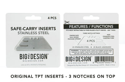 TPT Safe-Carry Inserts - Big Idea Design LLC - INTL
