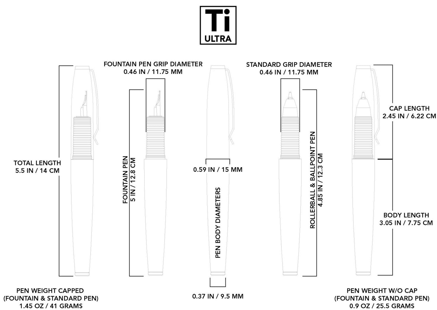 Ti Ultra Pen - Big Idea Design LLC - INTL